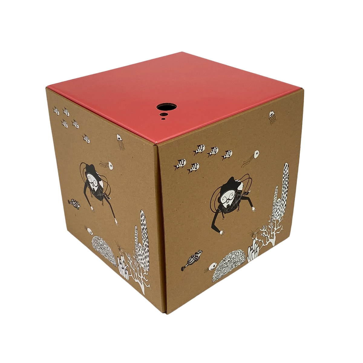 Buzo kraft tapa magenta